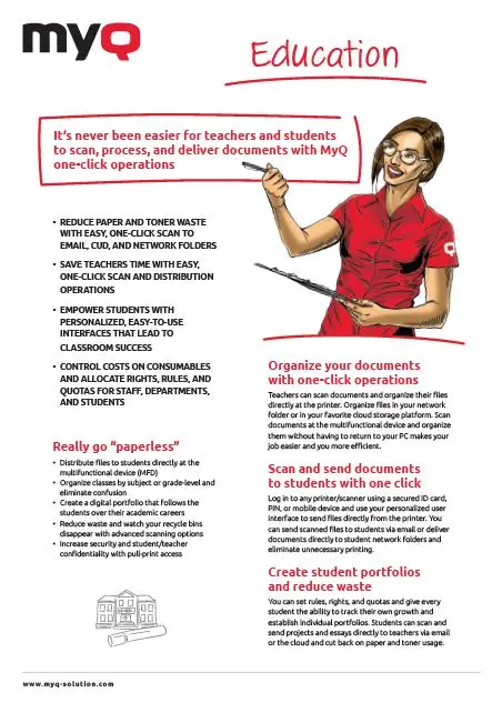 MyQ, Education, software, apps, Reliable Copy Products