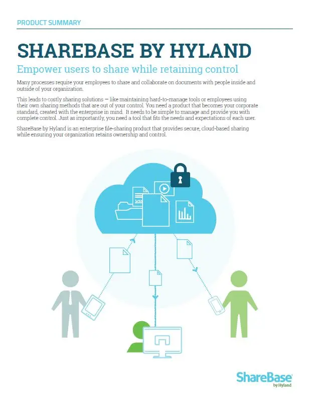 ShareBase, Kyocera, Software, Document Management, Reliable Copy Products